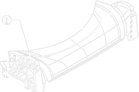 Front Cover Diagram and Parts List for 11A-A2BE752 2023 Yard Machines Lawn Mower